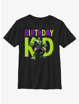 Marvel Avengers Birthday Kid Hulk Youth T-Shirt, , hi-res