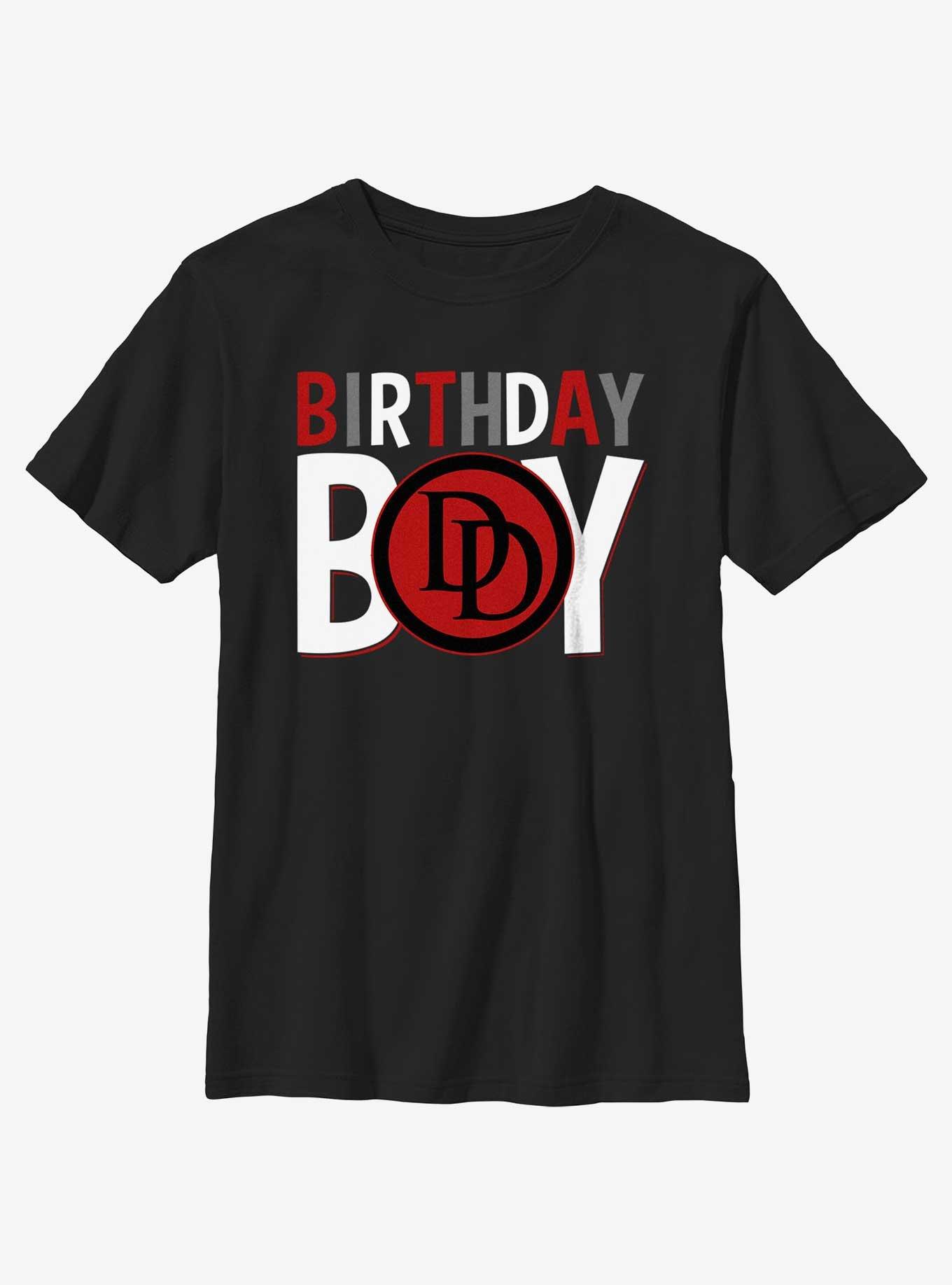 Marvel Avengers Birthday Boy Icon Daredevil Youth T-Shirt