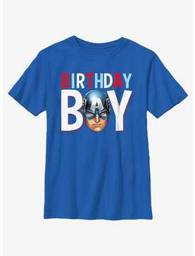 Marvel Avengers Birthday Boy Captain America Youth T-Shirt, , hi-res
