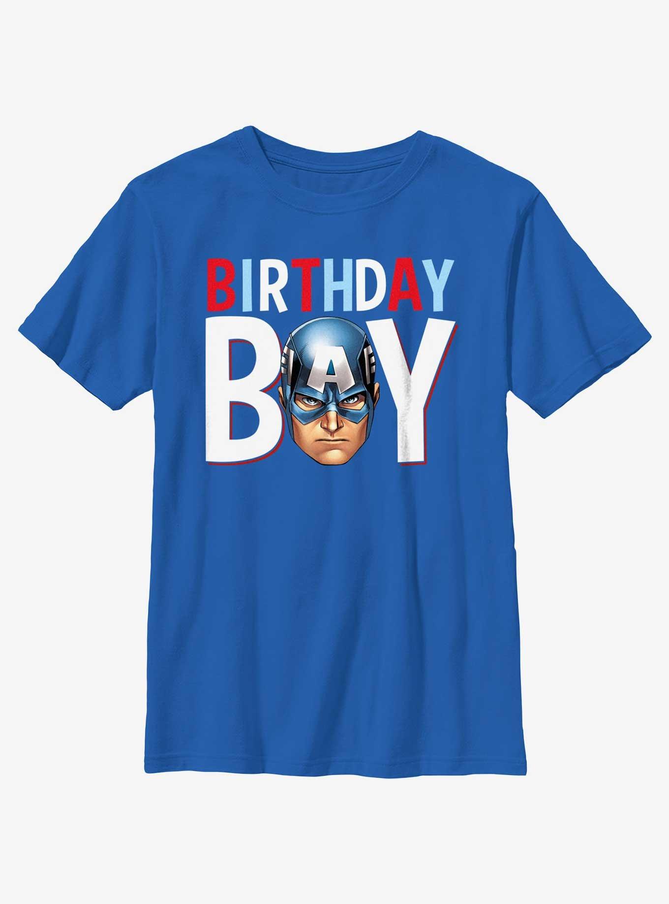 Marvel Avengers Birthday Boy Captain America Youth T-Shirt, , hi-res