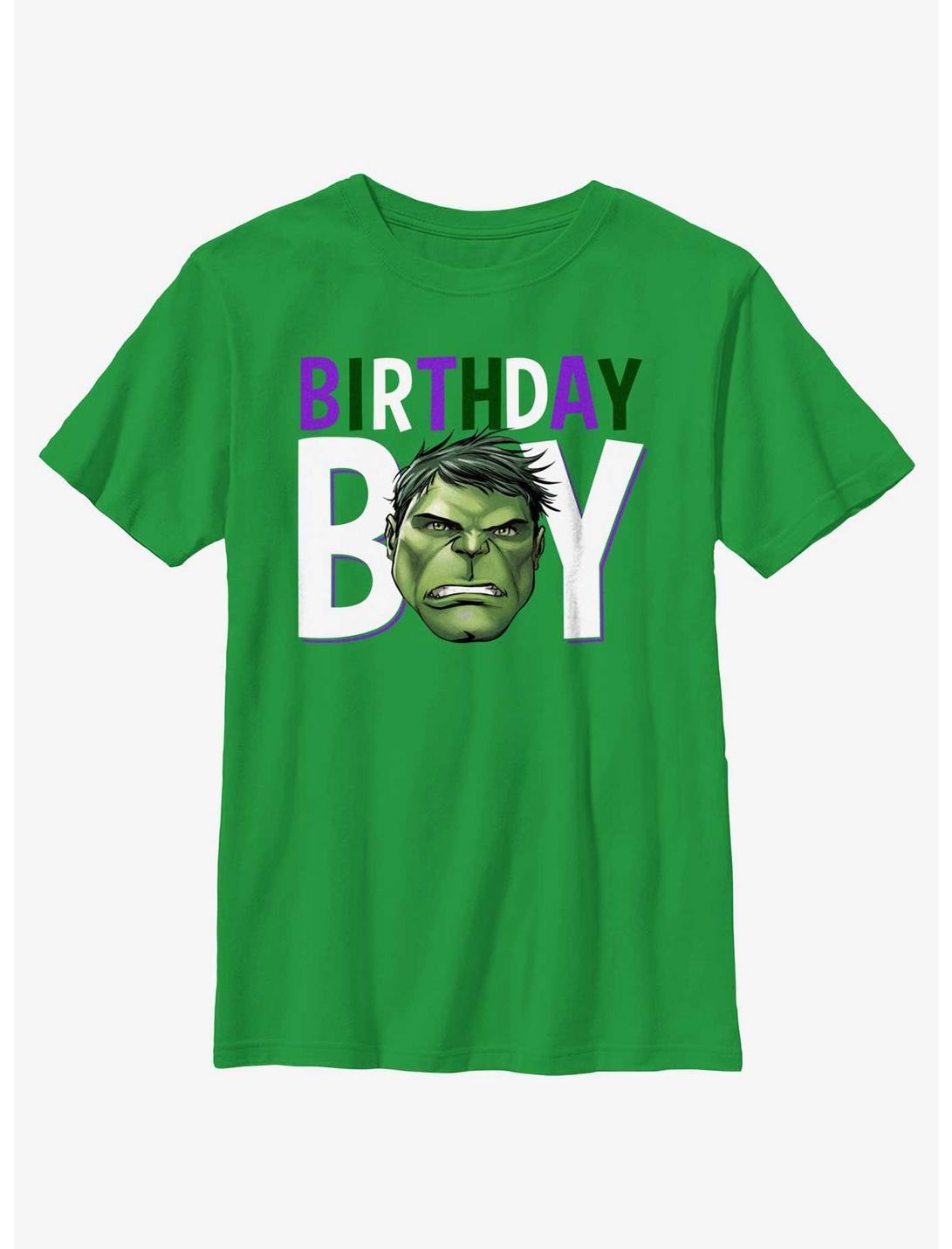 Marvel Avengers Birthday Boy Hulk Youth T-Shirt, KELLY, hi-res