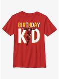 Marvel Avengers Birthday Kid Iron Man Youth T-Shirt, RED, hi-res