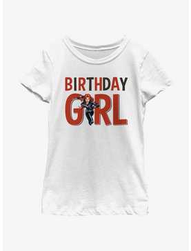 Marvel Avengers Birthday Girl Black Widow Youth Girls T-Shirt, , hi-res