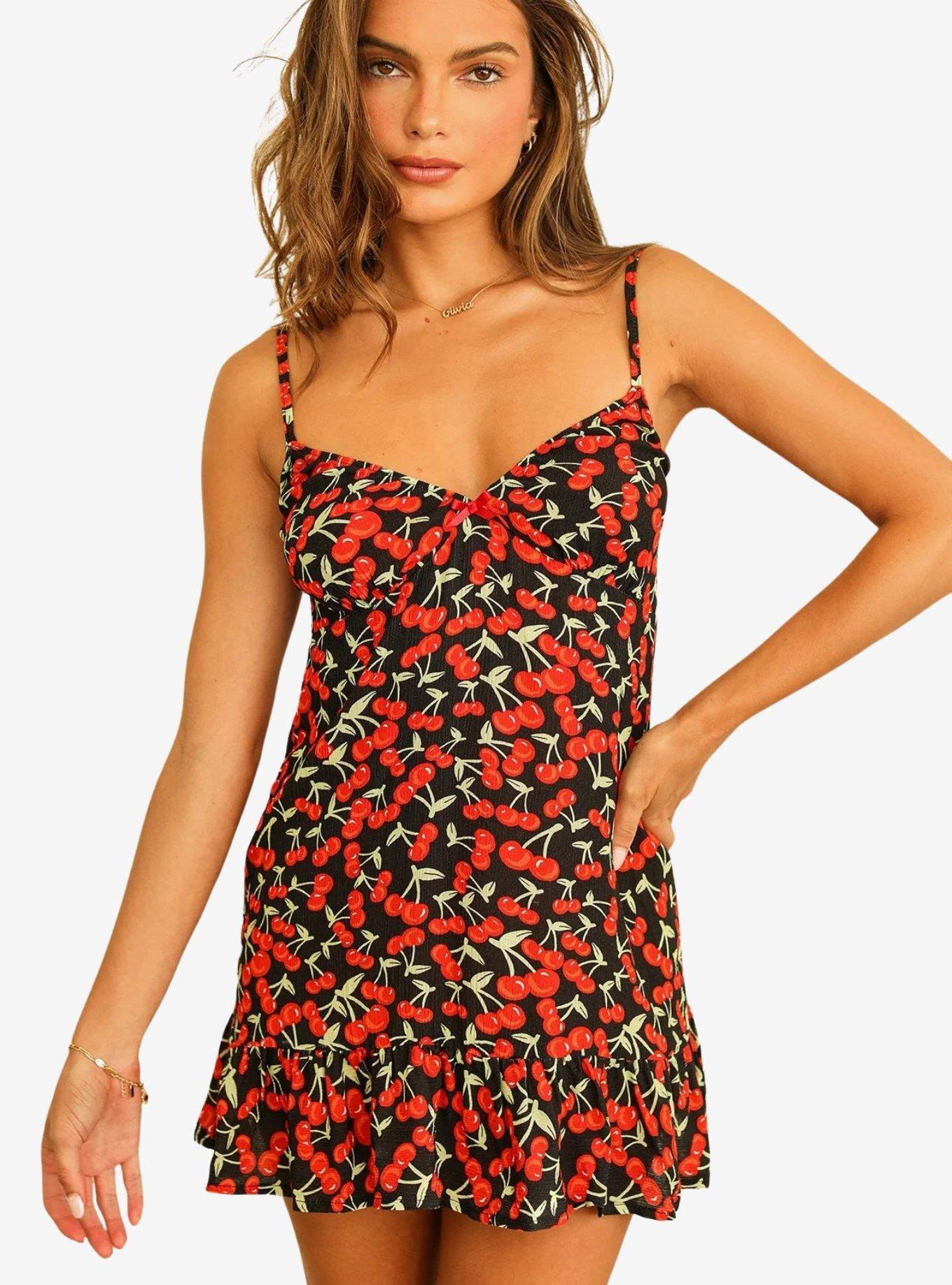 Dippin' Daisy's Tyra Romper Dress Cherise, , hi-res