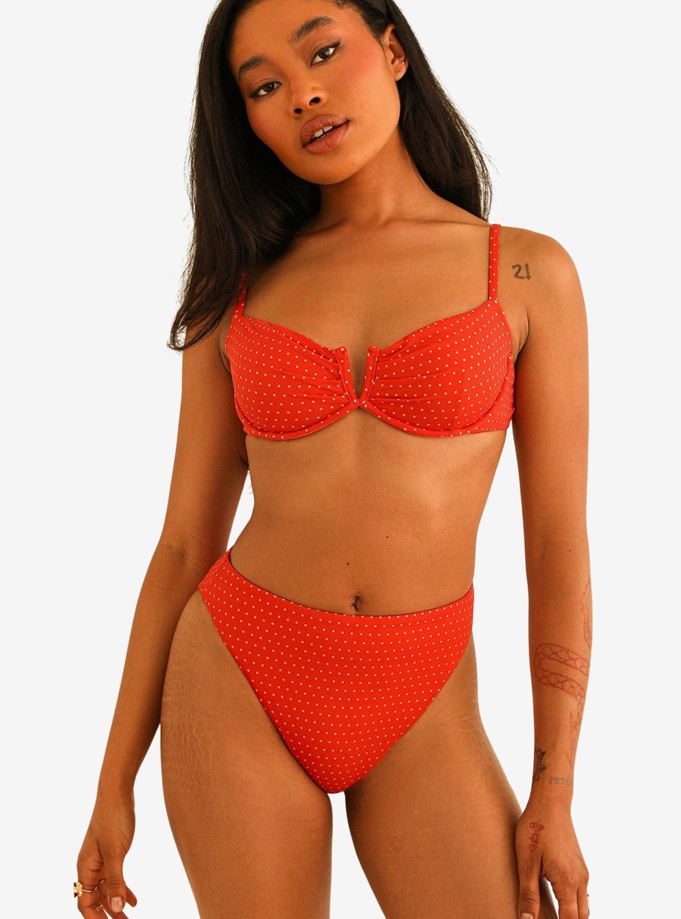 Dippin' Daisy's Diana Underwire Swim Top Pin Up Dot, , hi-res