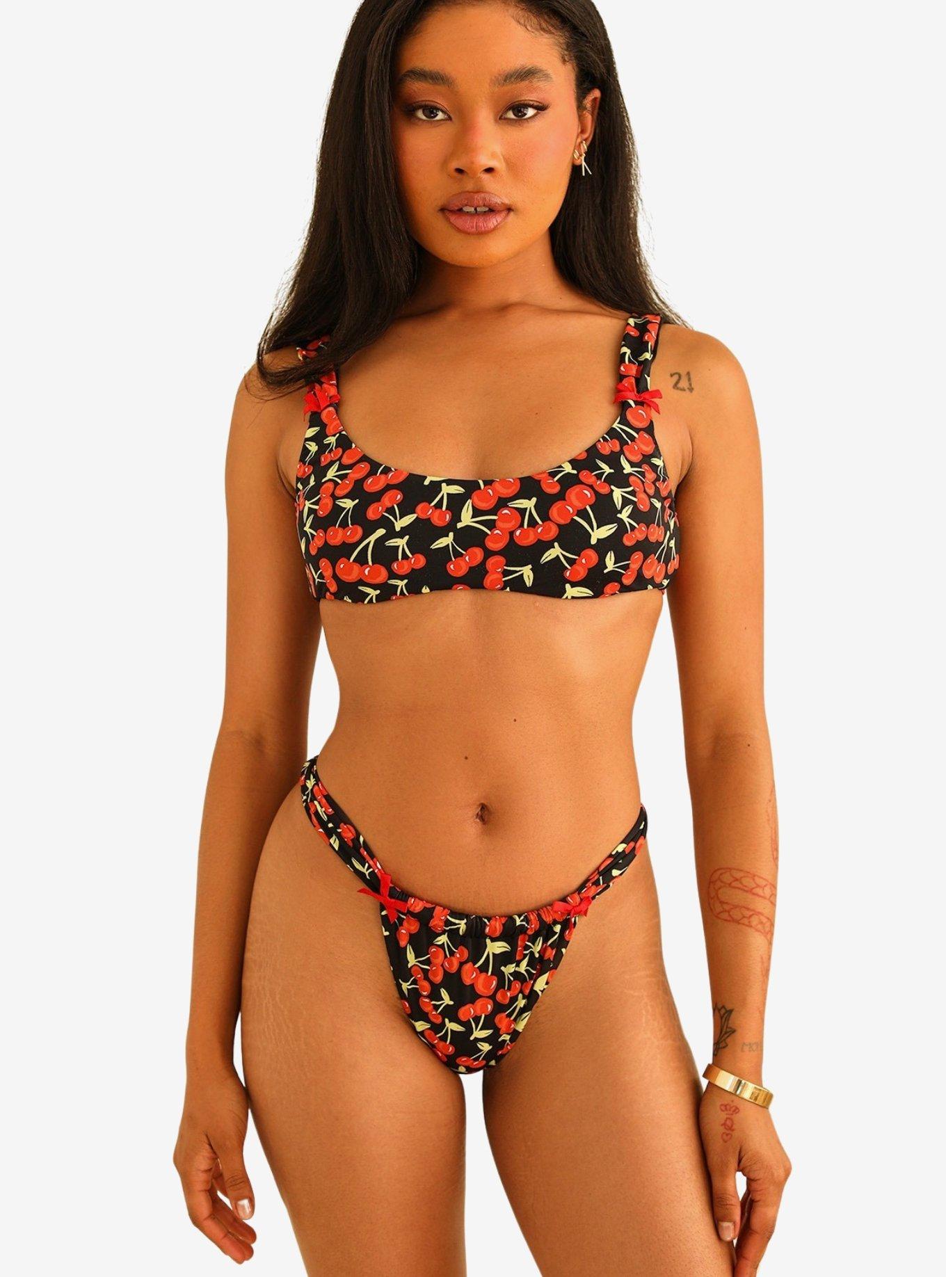 Dippin' Daisy's Karlie Bandeau Swim Top Cherise, , hi-res