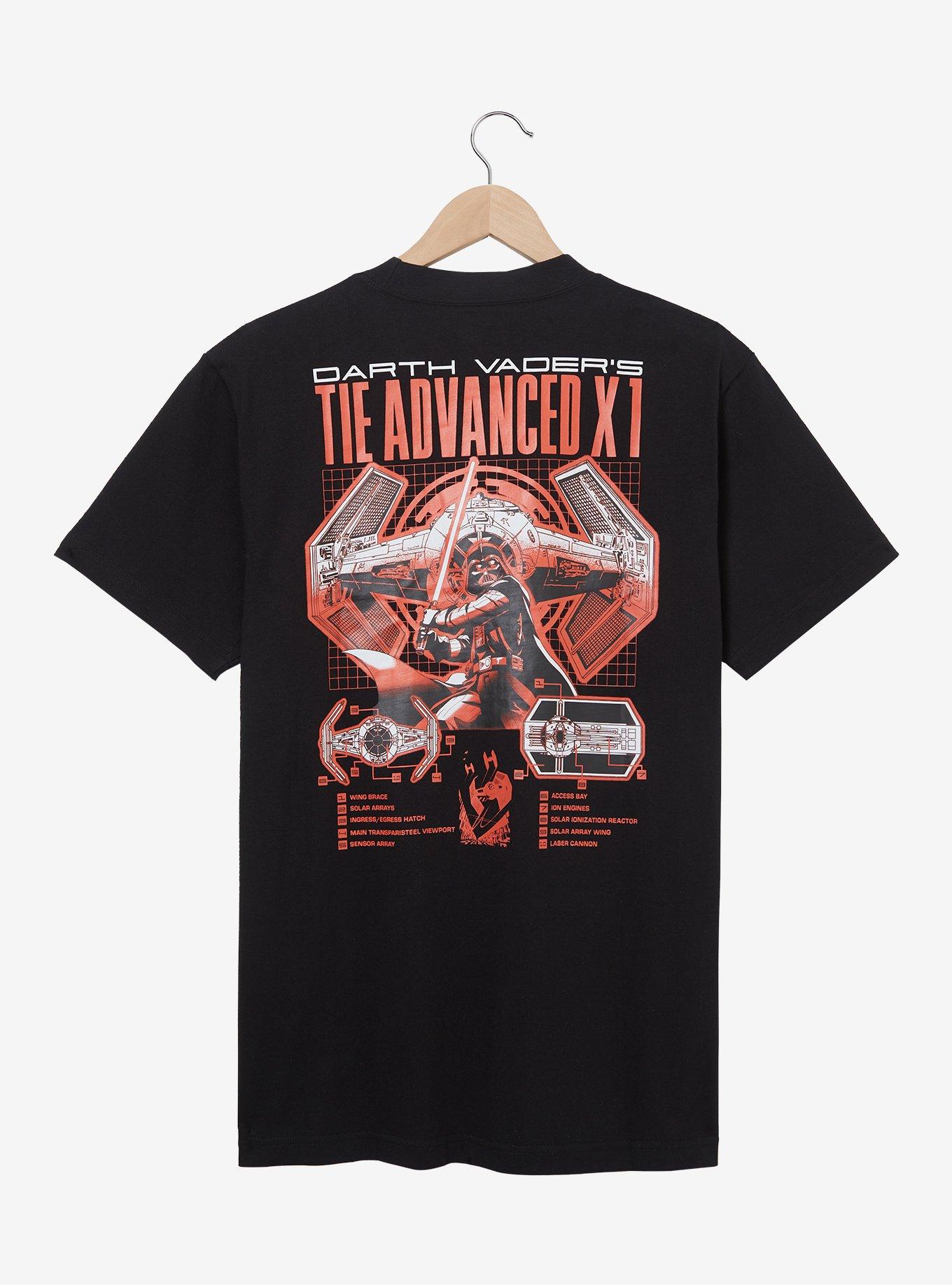 Star Wars TIE Advanced x1 T-Shirt — BoxLunch Exclusive, , hi-res