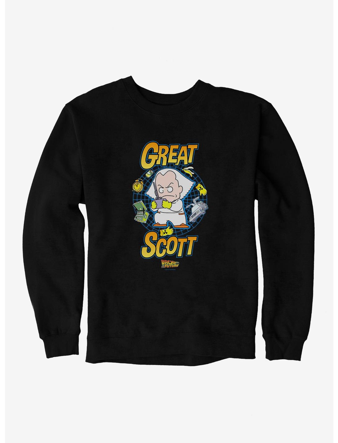 Back To The Future Anime Great Scott Sweatshirt, , hi-res