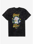 Back To The Future Anime Great Scott Mineral Wash T-Shirt, , hi-res