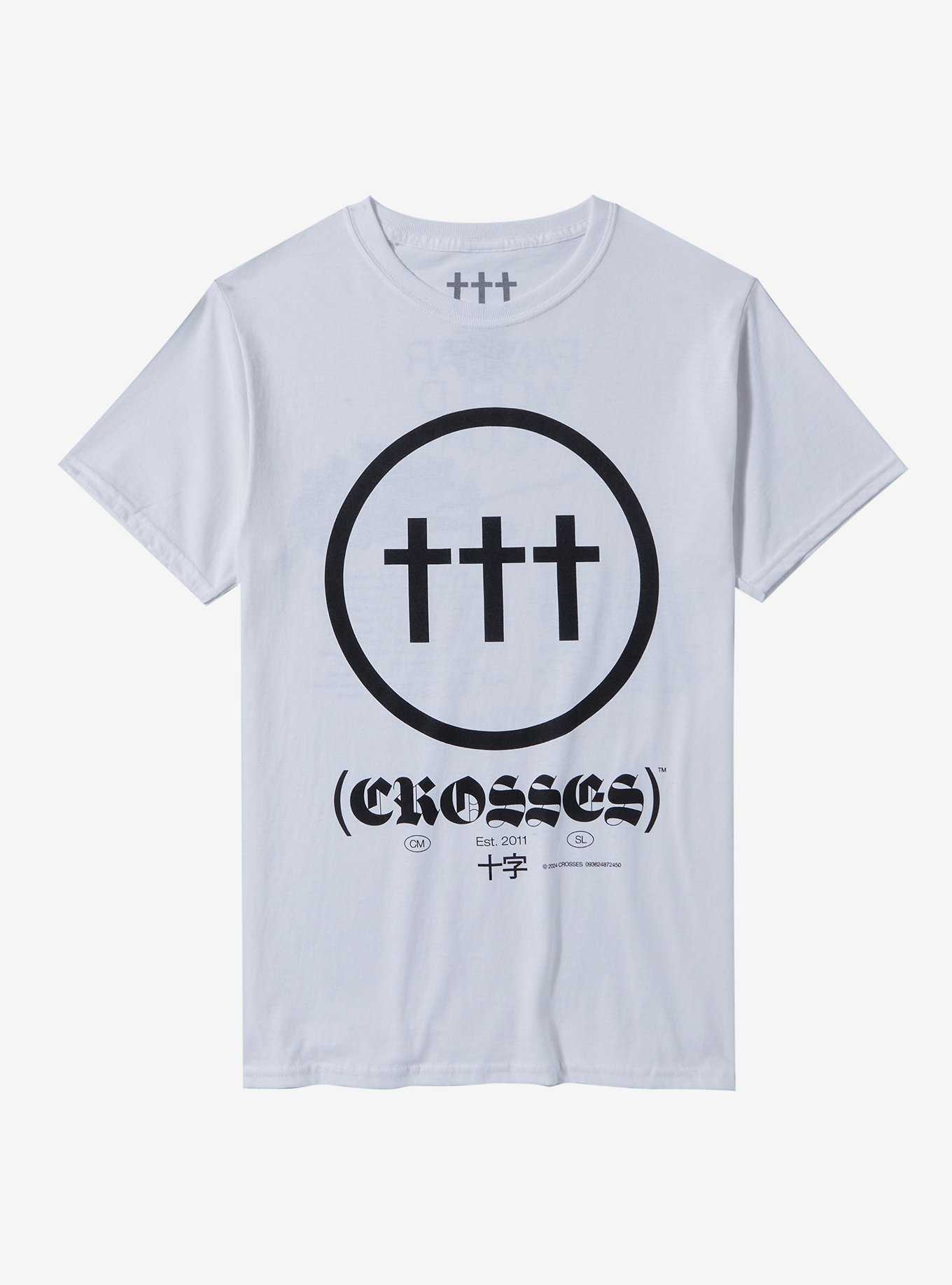 Crosses Logo Tour Boyfriend Fit Girls T-Shirt, , hi-res