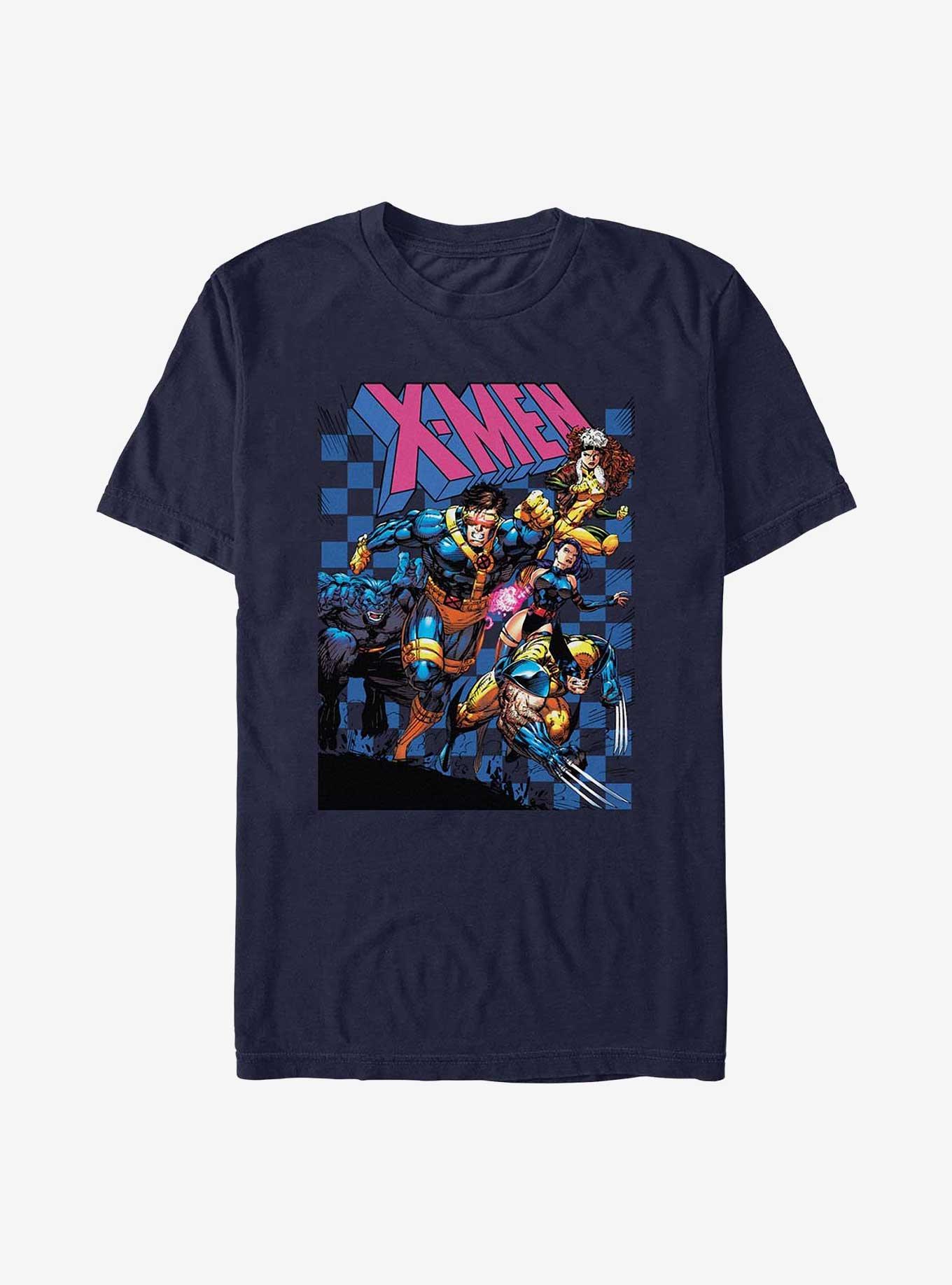 X-Men Shattershot T-Shirt, NAVY, hi-res