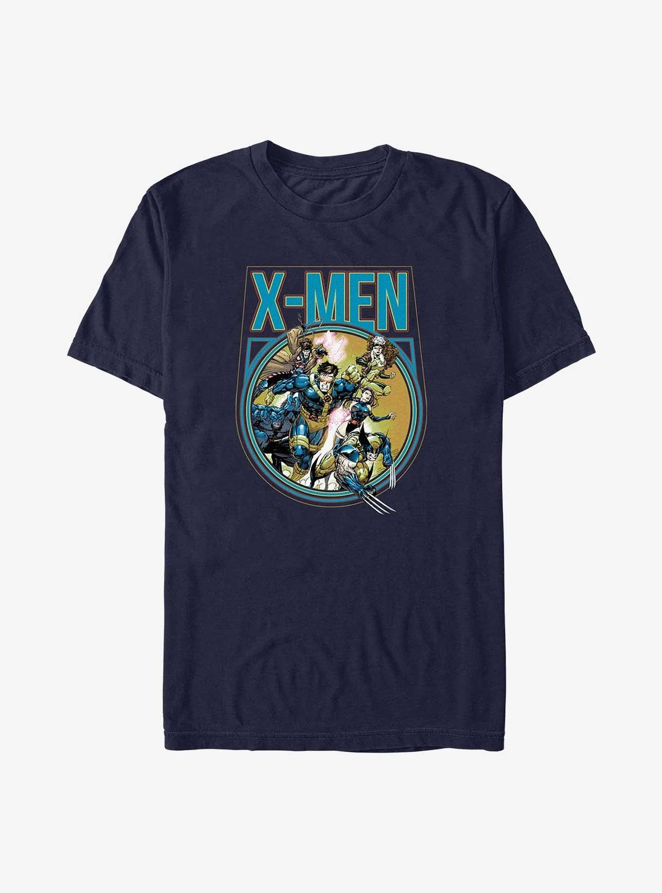 X-Men Circle Break T-Shirt, NAVY, hi-res