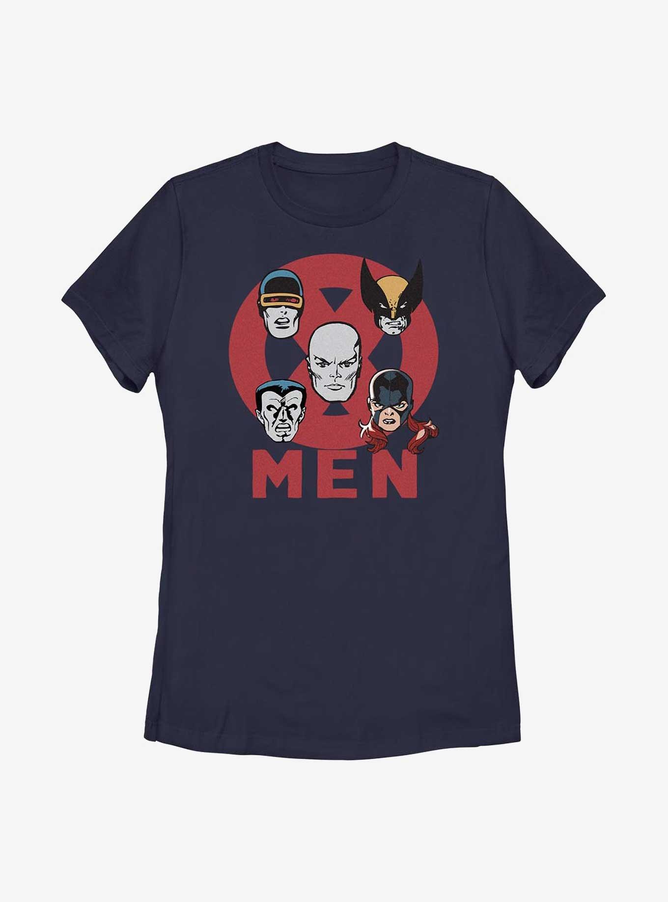 X-Men All My Exes Womens T-Shirt, NAVY, hi-res