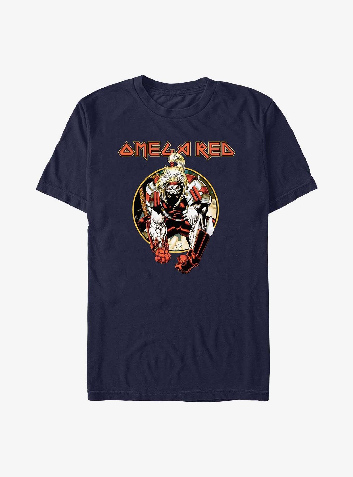 X-Men Omega Red Head T-Shirt, NAVY, hi-res