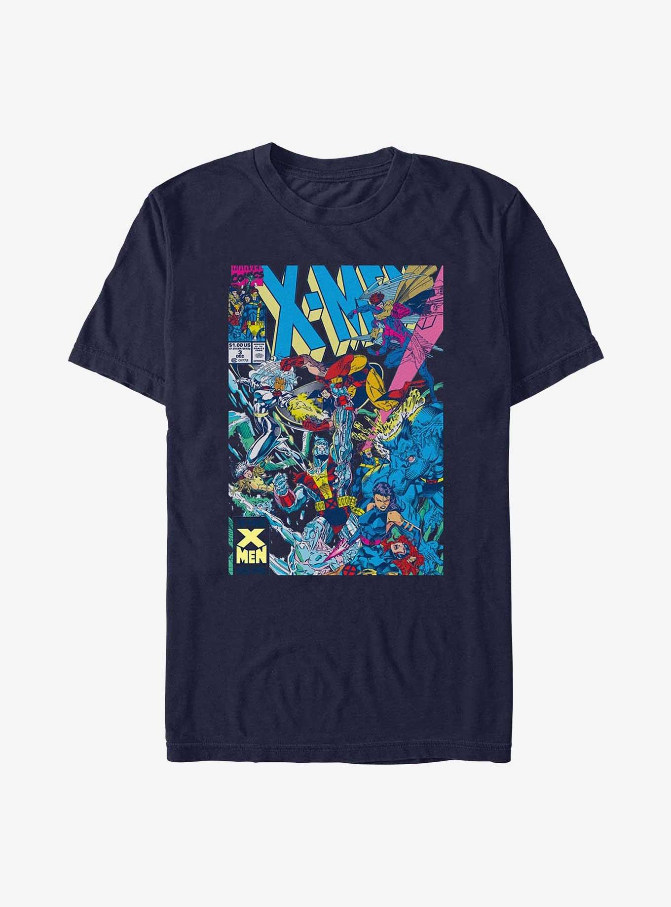 X-Men Team Conflict T-Shirt, NAVY, hi-res