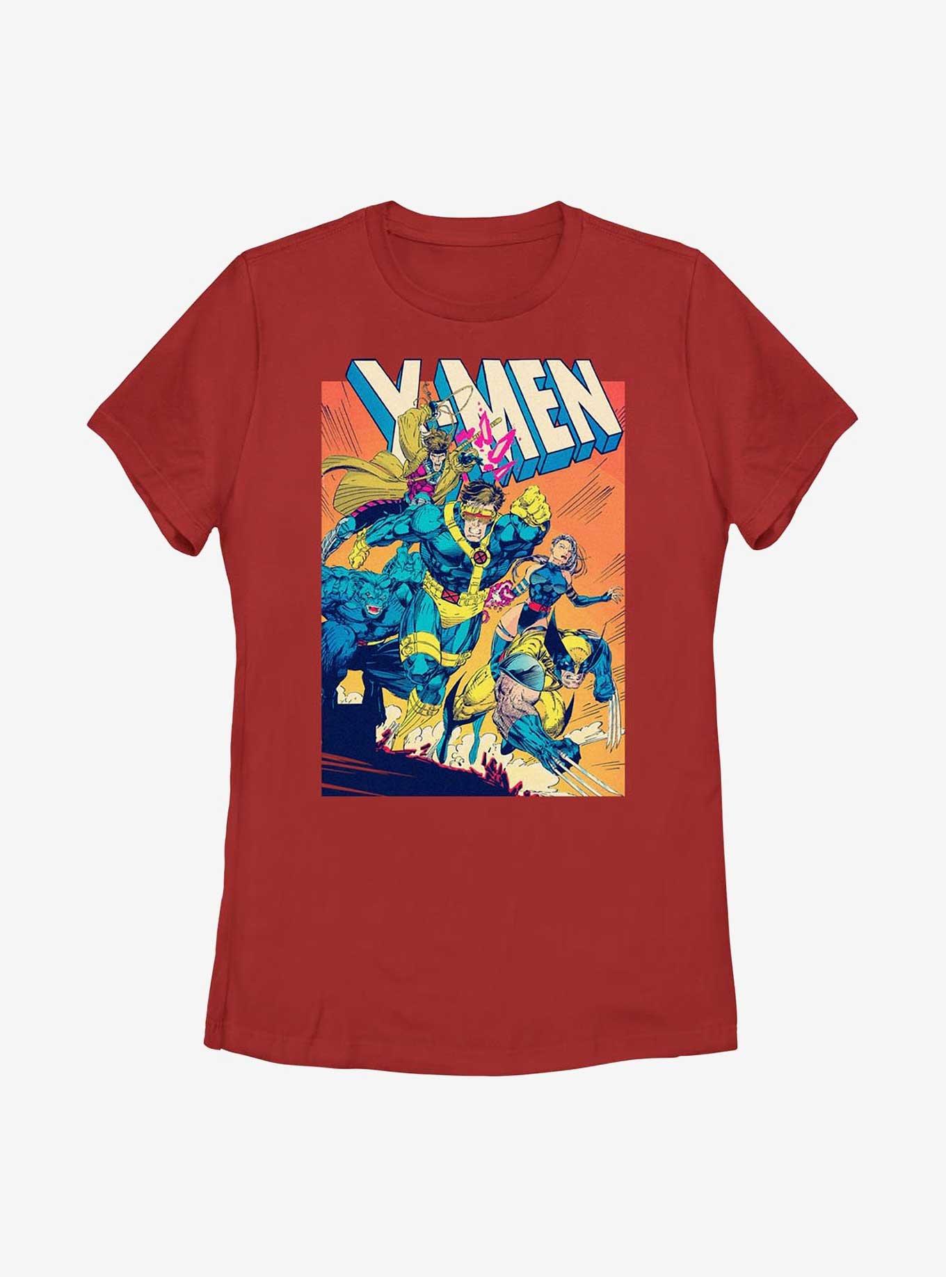 X-Men Covershot Womens T-Shirt, RED, hi-res