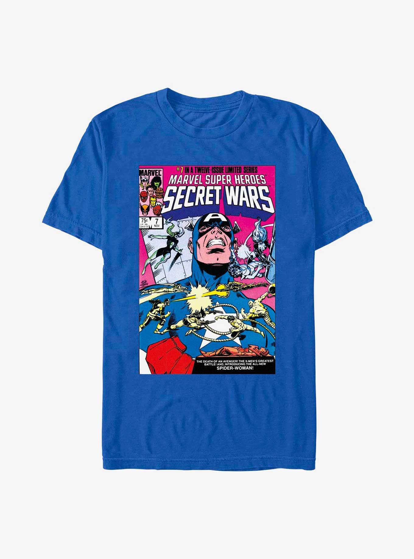 X-Men Secret Wars Vol7 Poster T-Shirt, ROYAL, hi-res