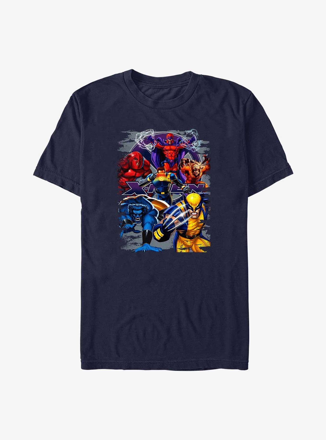 X-Men Divided T-Shirt, NAVY, hi-res