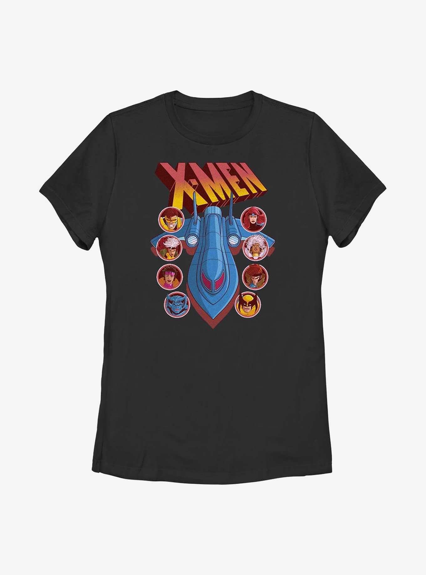 X-Men 90's Plane Womens T-Shirt, , hi-res