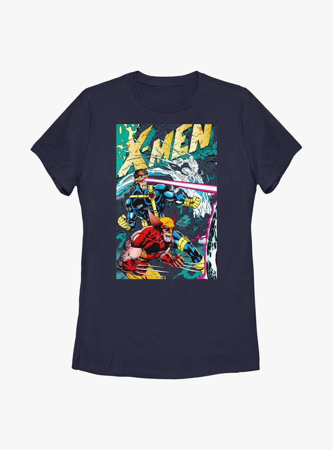 X-Men Excess Three Womens T-Shirt, NAVY, hi-res