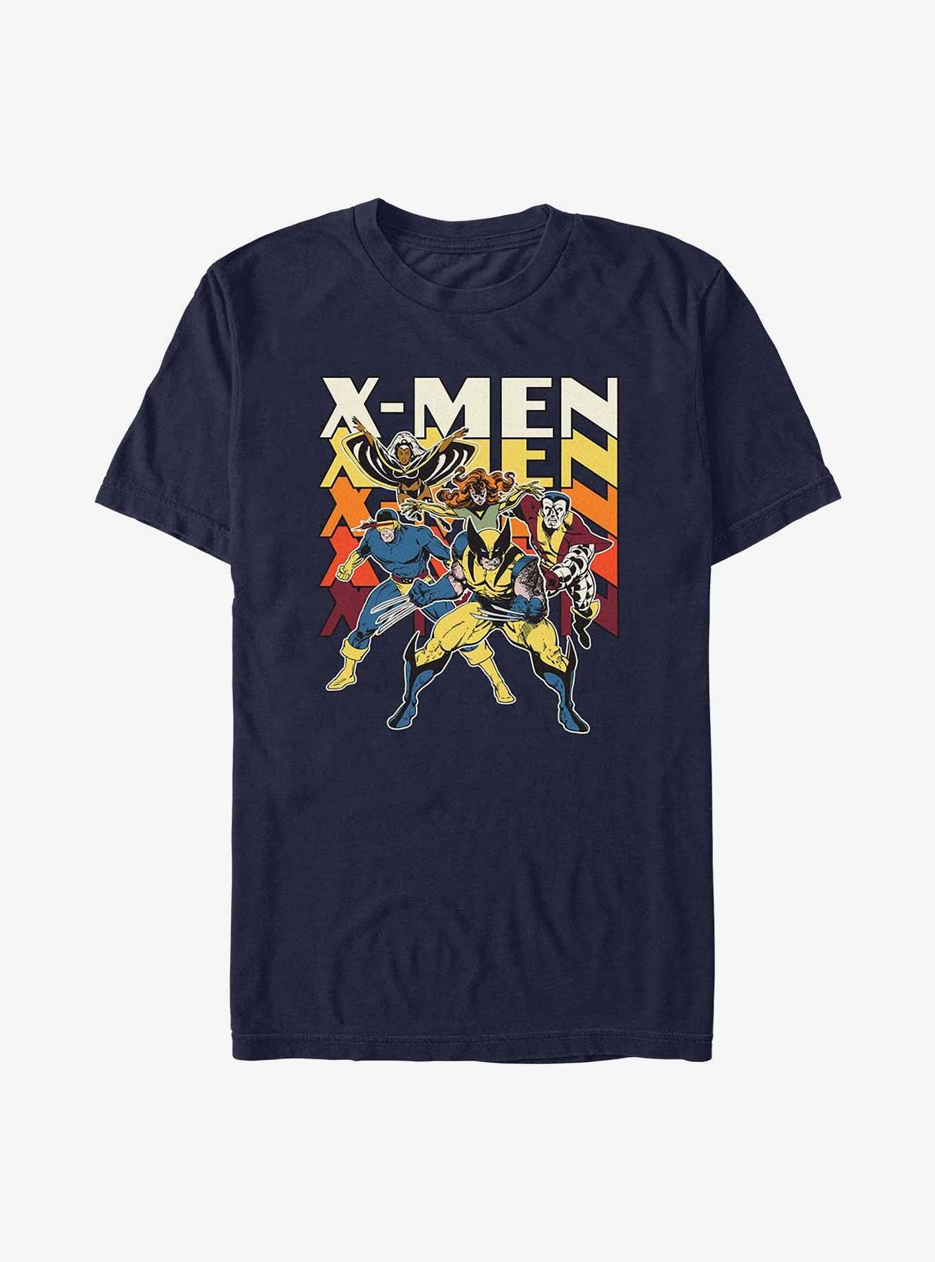X-Men X Multi T-Shirt, NAVY, hi-res