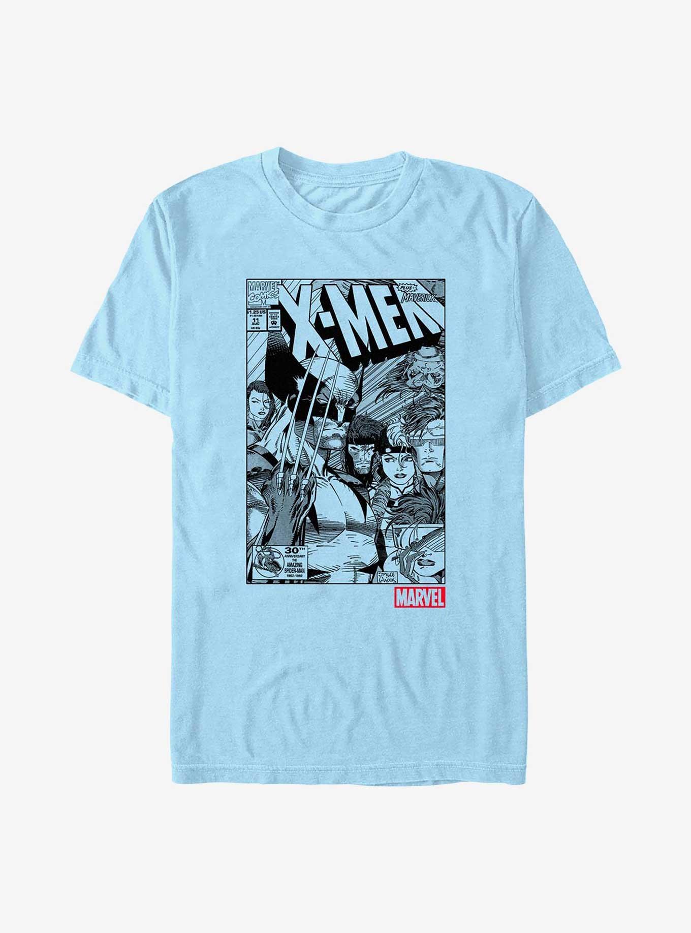 X-Men Cover Claws T-Shirt, LT BLUE, hi-res