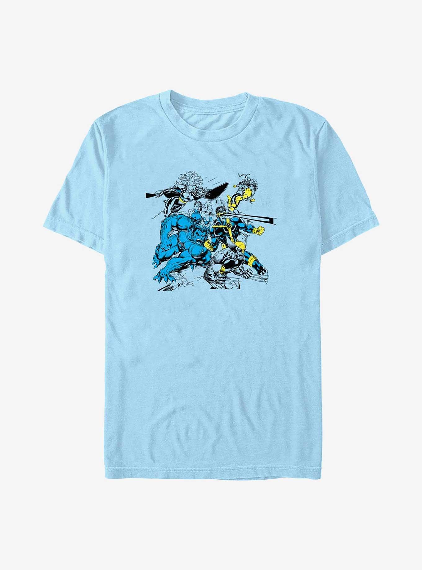 X-Men Without Creole T-Shirt, LT BLUE, hi-res