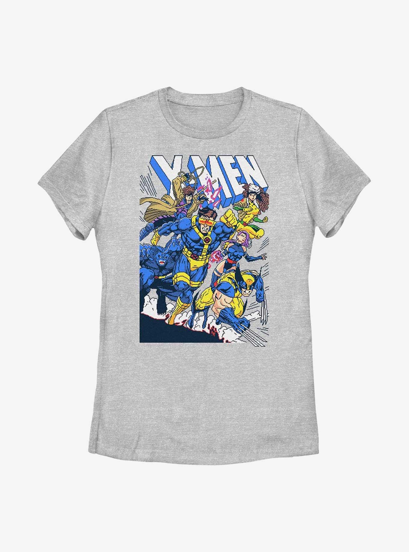 X-Men Dashing Forward Womens T-Shirt, ATH HTR, hi-res