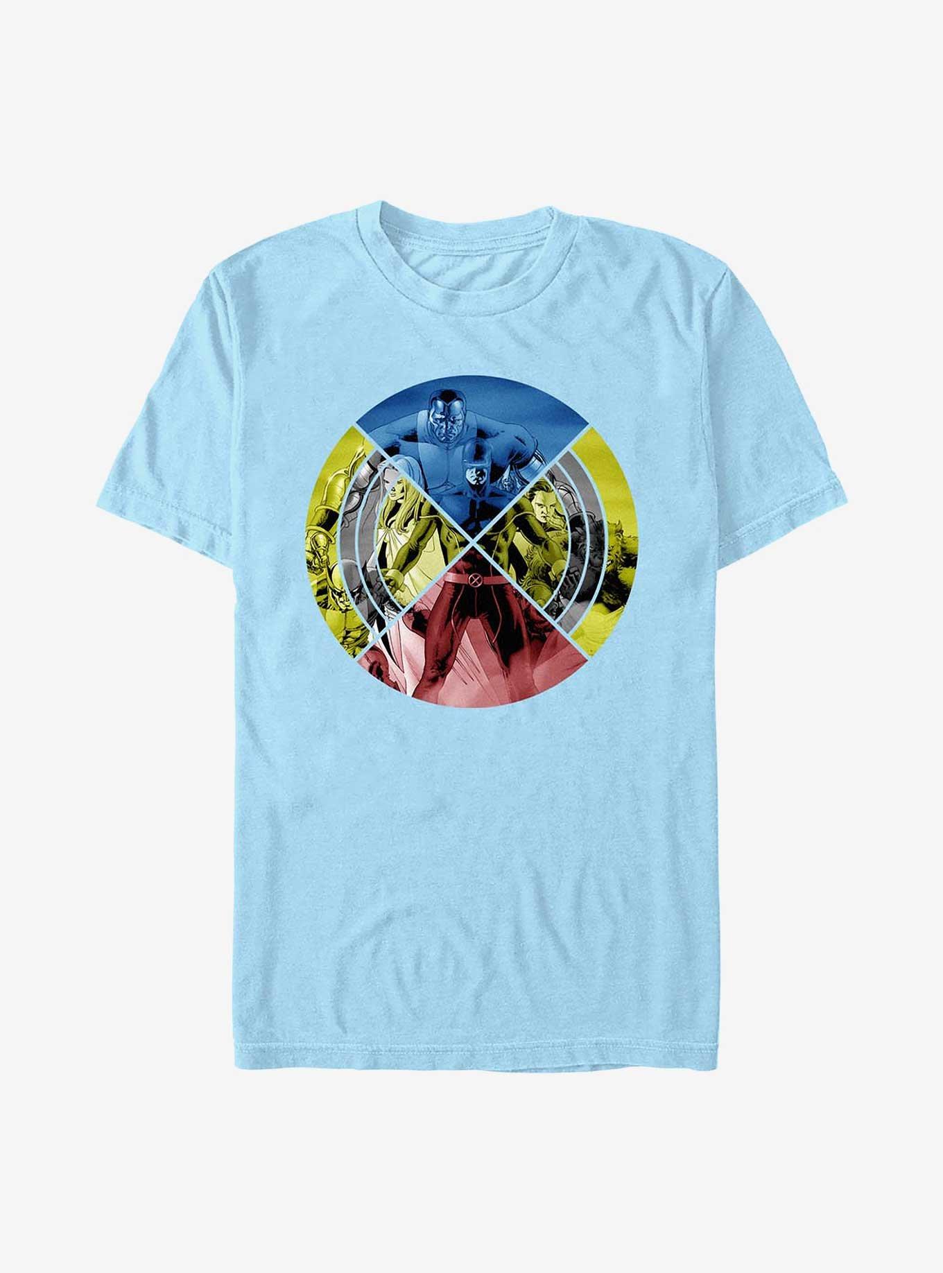 X-Men Circle Mark T-Shirt, LT BLUE, hi-res