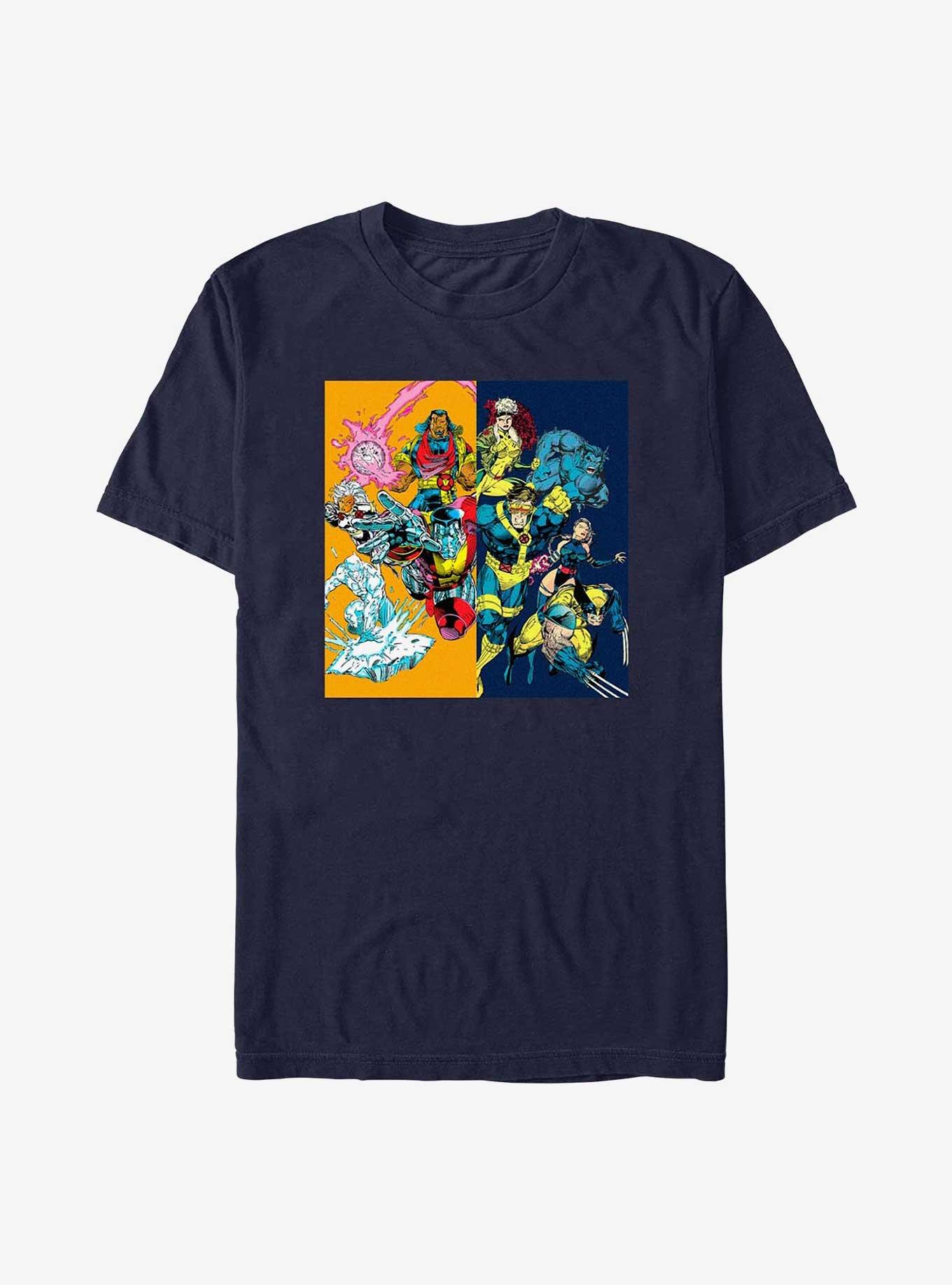 X-Men Gold & Blue T-Shirt, NAVY, hi-res