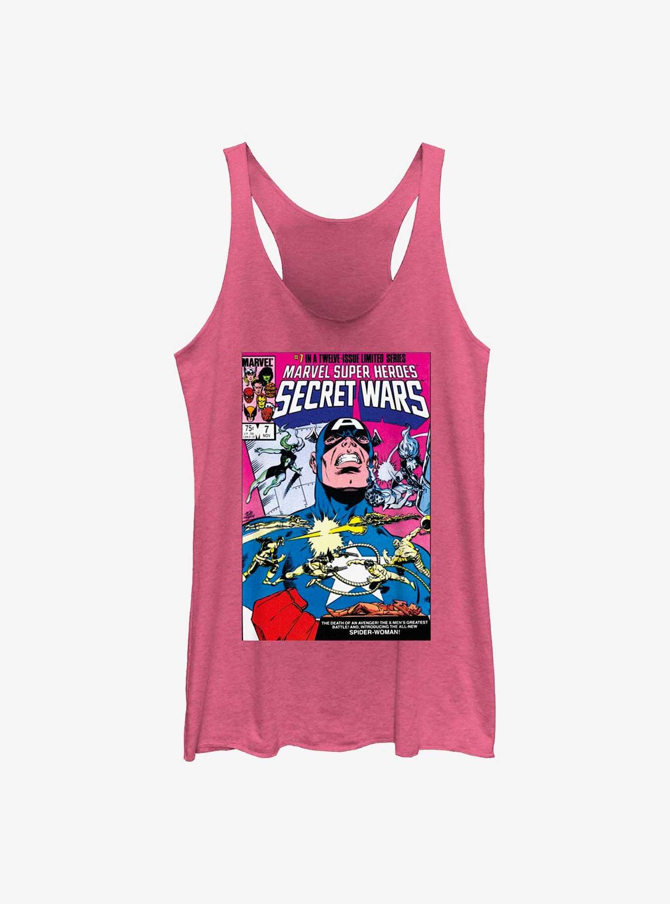 X-Men Secret Wars Vol7 Poster Womens Tank Top, PINK HTR, hi-res