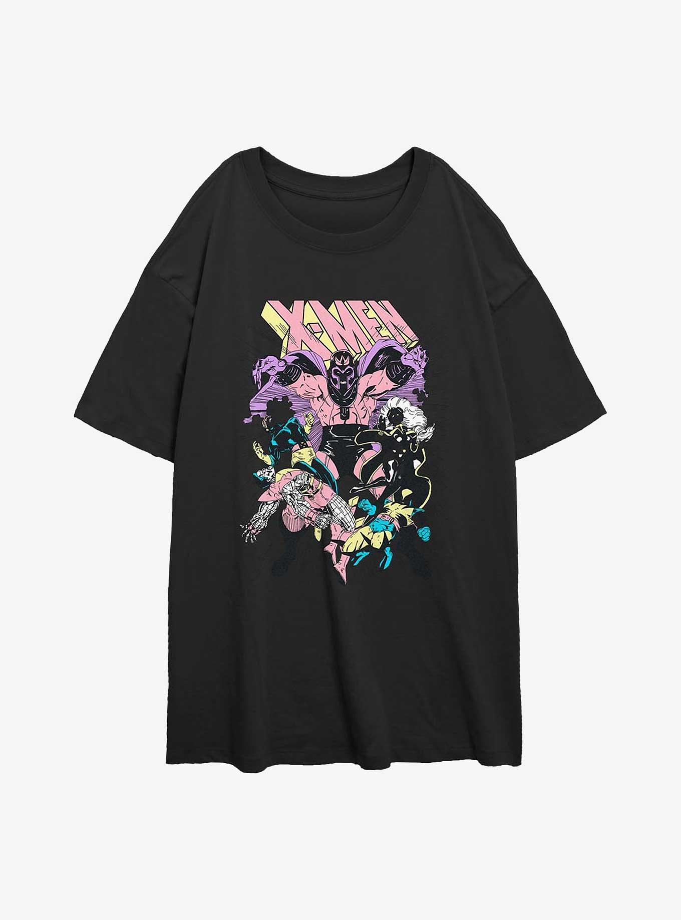 X-Men They Done Womens Oversized T-Shirt, BLACK, hi-res