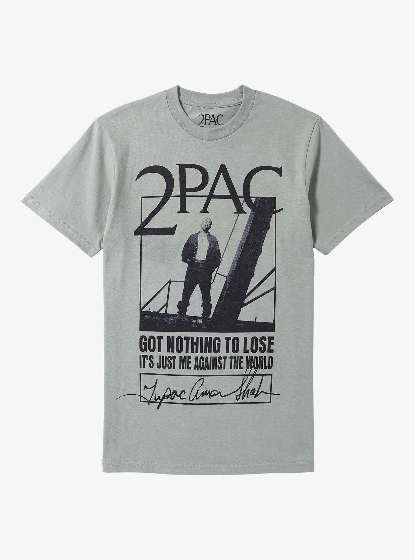 Tupac Got Nothing To Lose Boyfriend Fit Girls T-Shirt, , hi-res