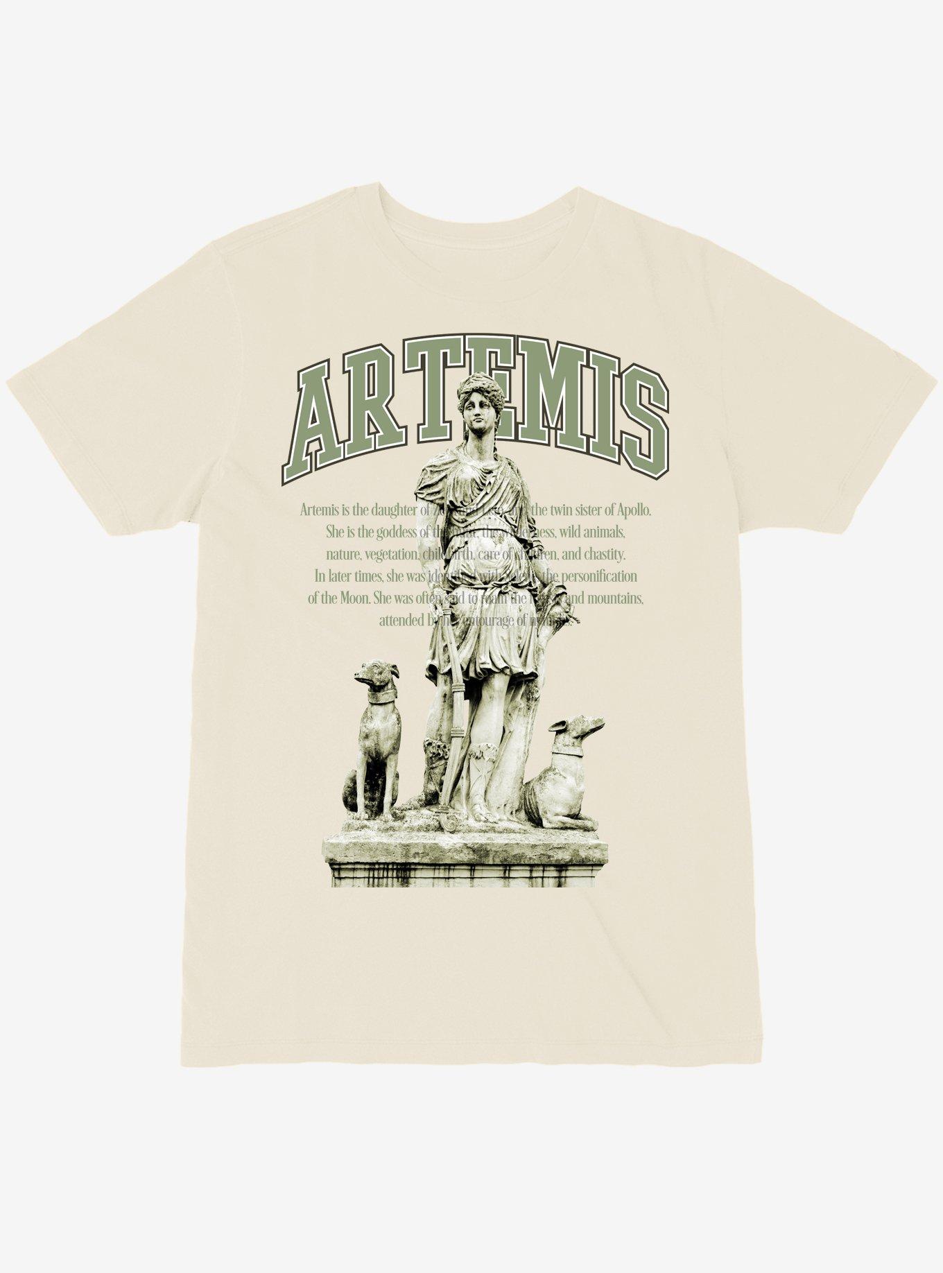 Artemis Statue T-Shirt, NATURAL, hi-res