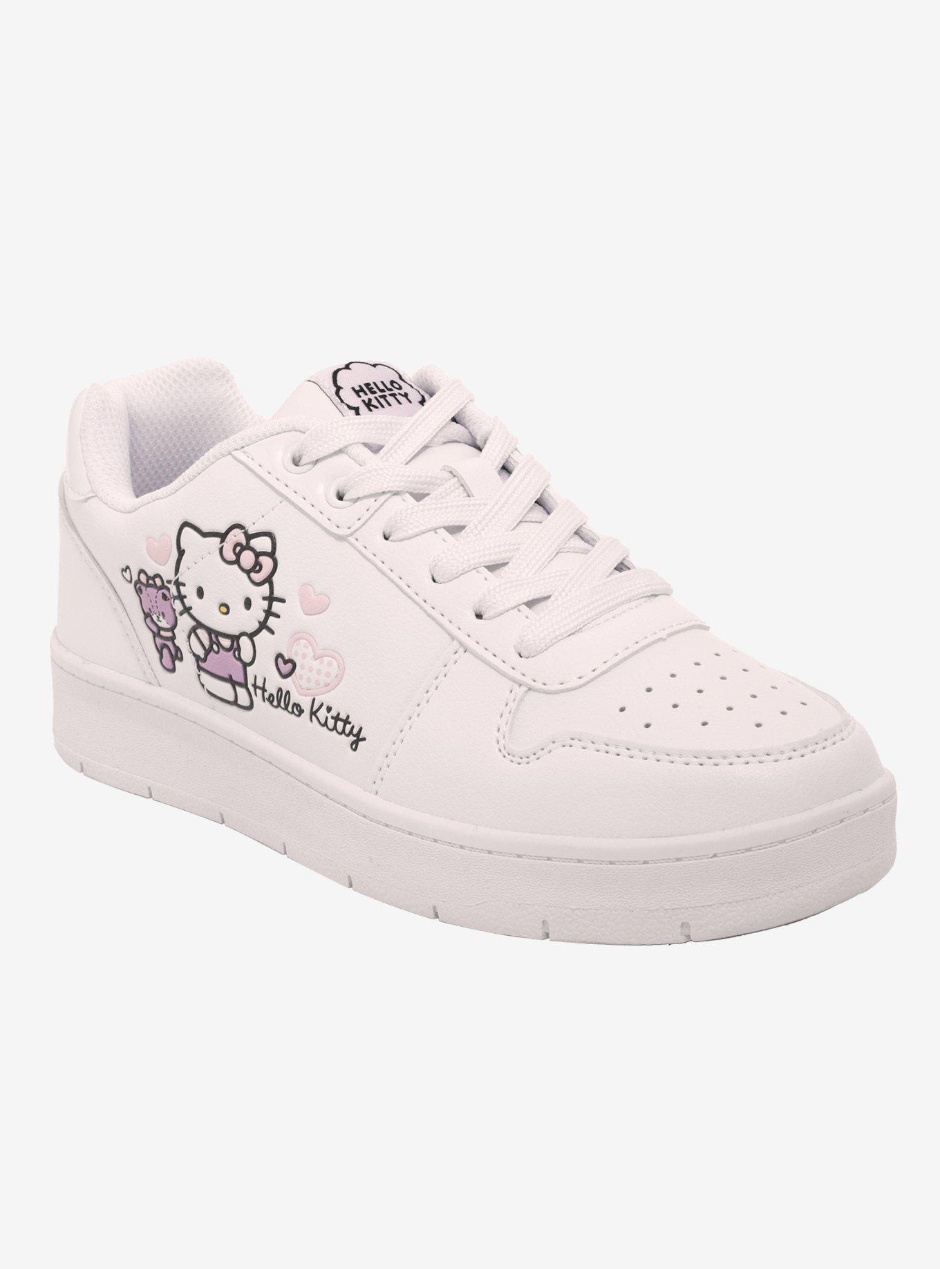 Hello Kitty Hearts White Sneakers, , hi-res