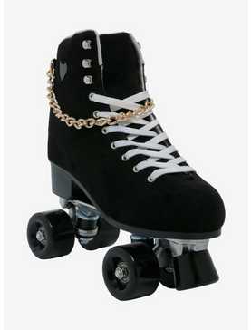 Cosmic Skates Black & Gold Chain Roller Skates, , hi-res