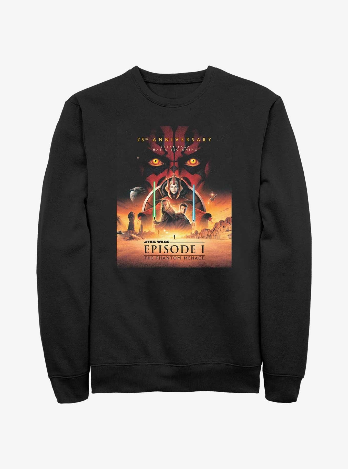 Star Wars Episode I: The Phantom Menace 25th Anniversary Poster Sweatshirt, , hi-res