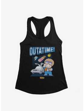 Back To The Future Anime Outatime! Womens Tank Top, , hi-res