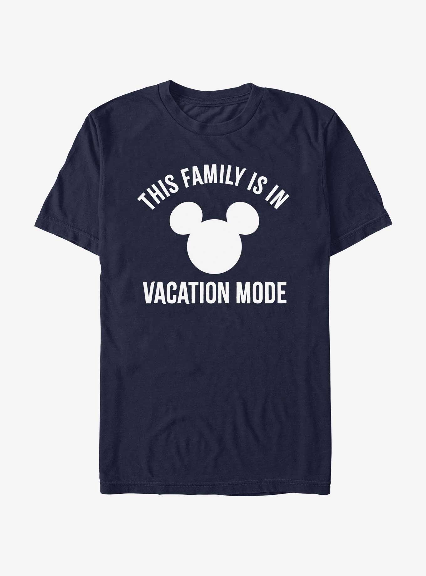 Disney Mickey Mouse This Family Is In Vacation Mode T-Shirt, NAVY, hi-res