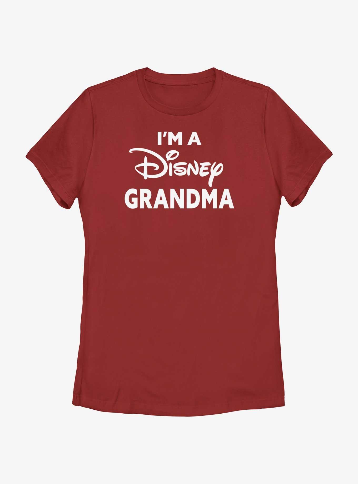 Disney I'm A Disney Grandma Womens T-Shirt, RED, hi-res