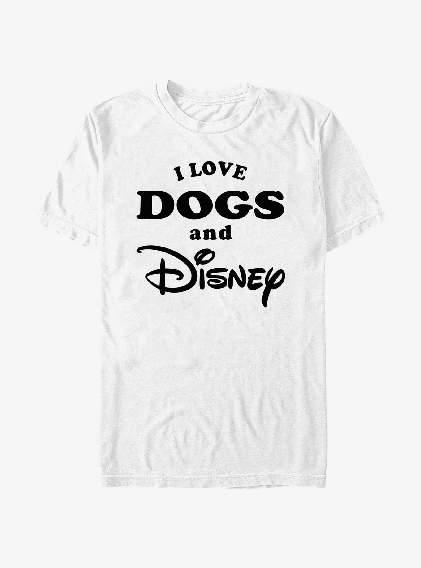 Disney I Love Dogs and Disney T-Shirt, WHITE, hi-res