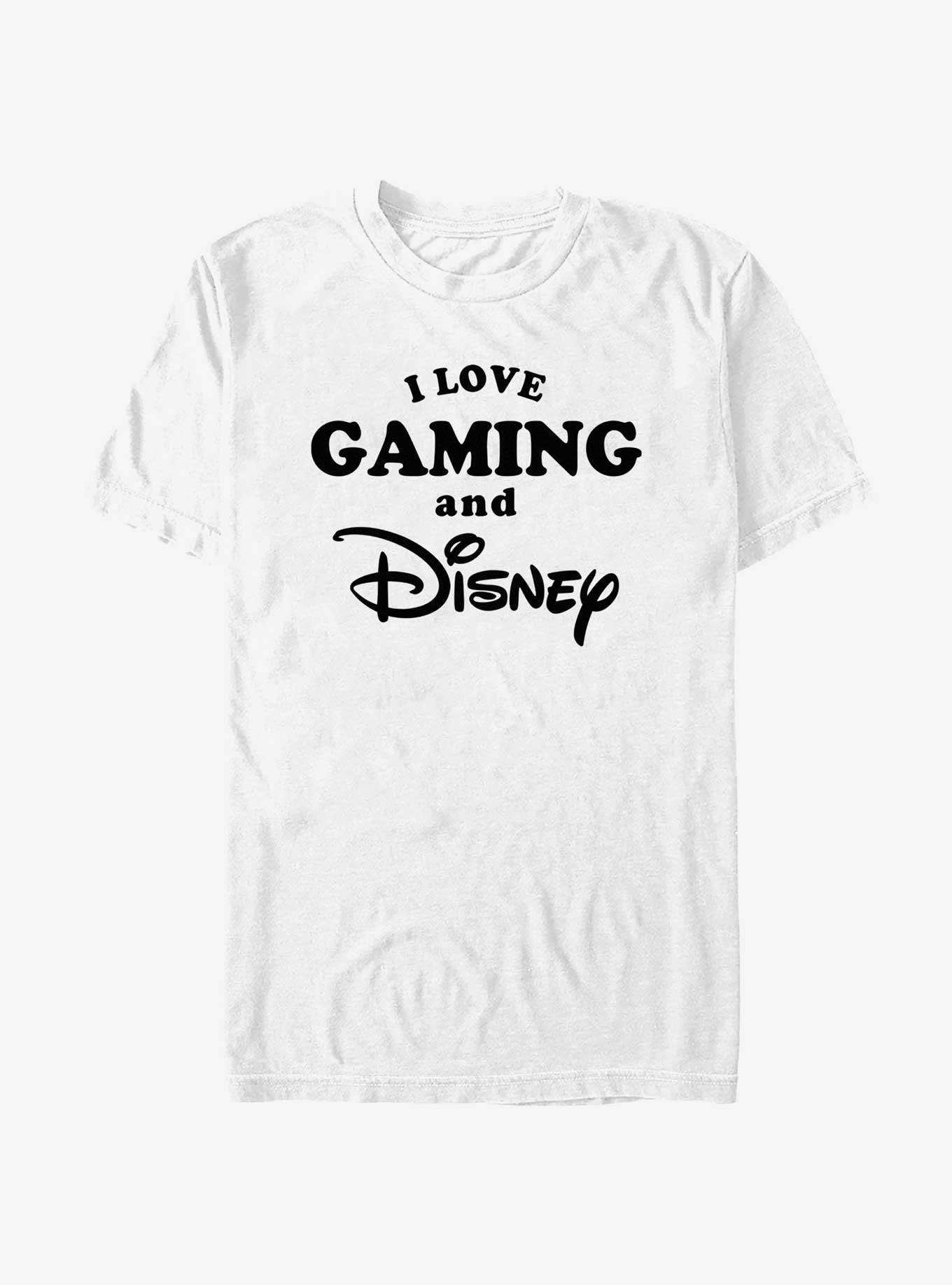 Disney I Love Gaming and Disney T-Shirt, WHITE, hi-res