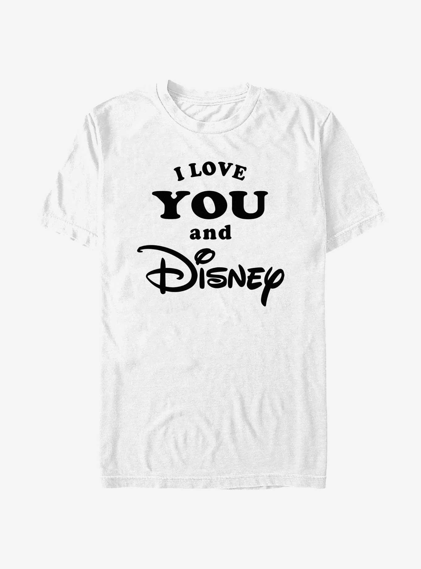 Disney I Love You and Disney T-Shirt, WHITE, hi-res