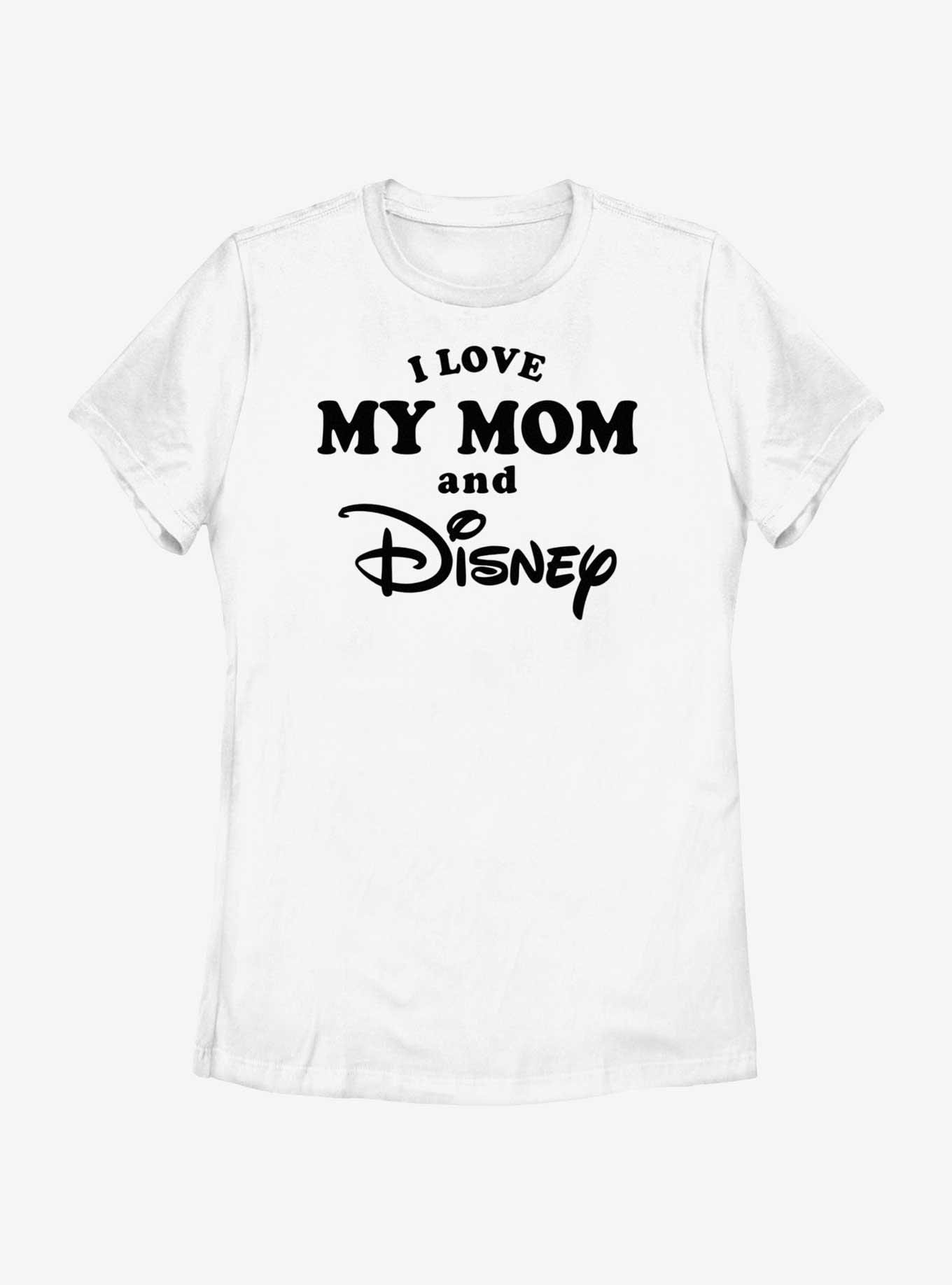 Disney I Love My Mom and Disney Womens T-Shirt, WHITE, hi-res