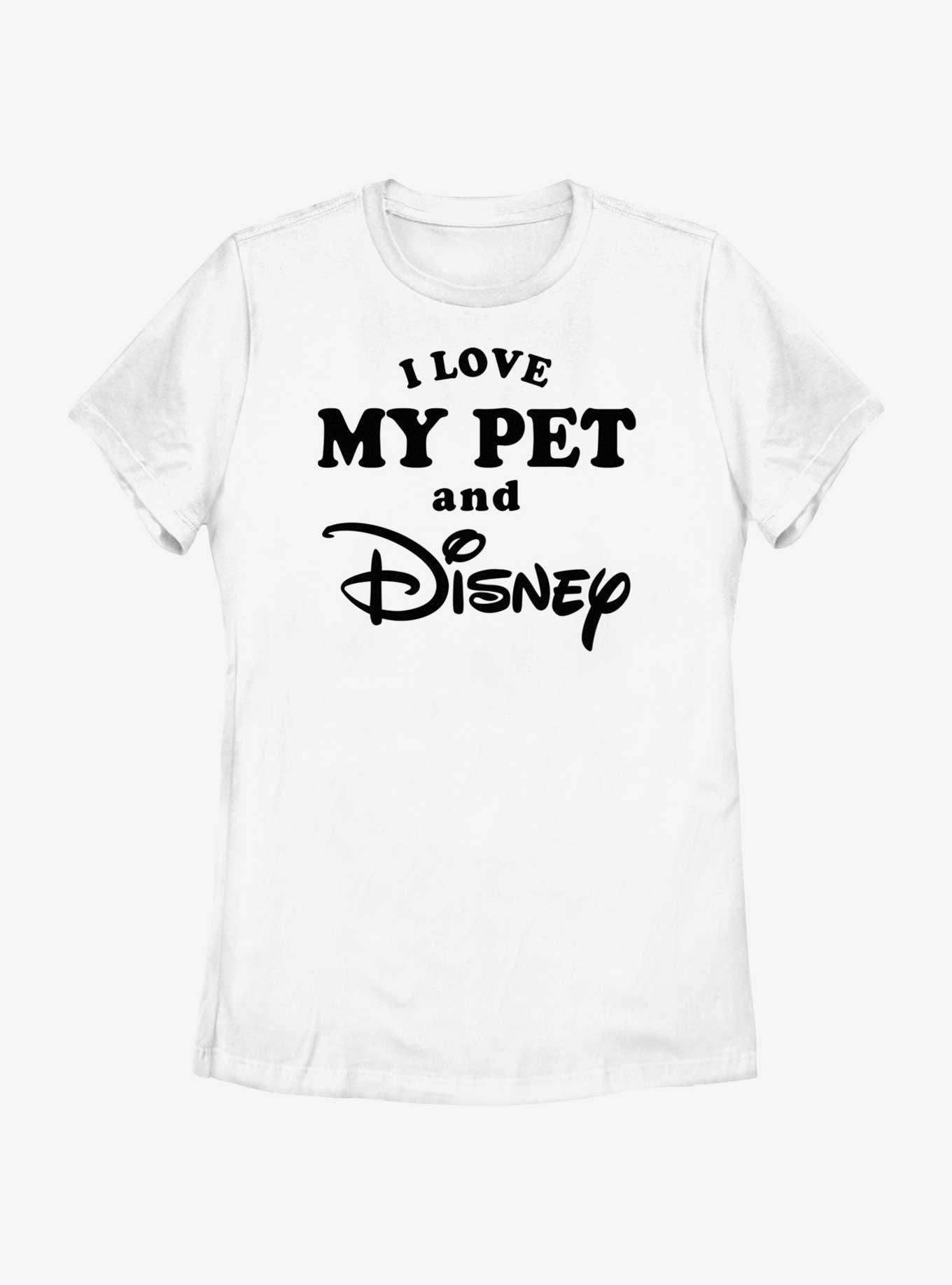 Disney I Love My Pet and Disney Womens T-Shirt, WHITE, hi-res