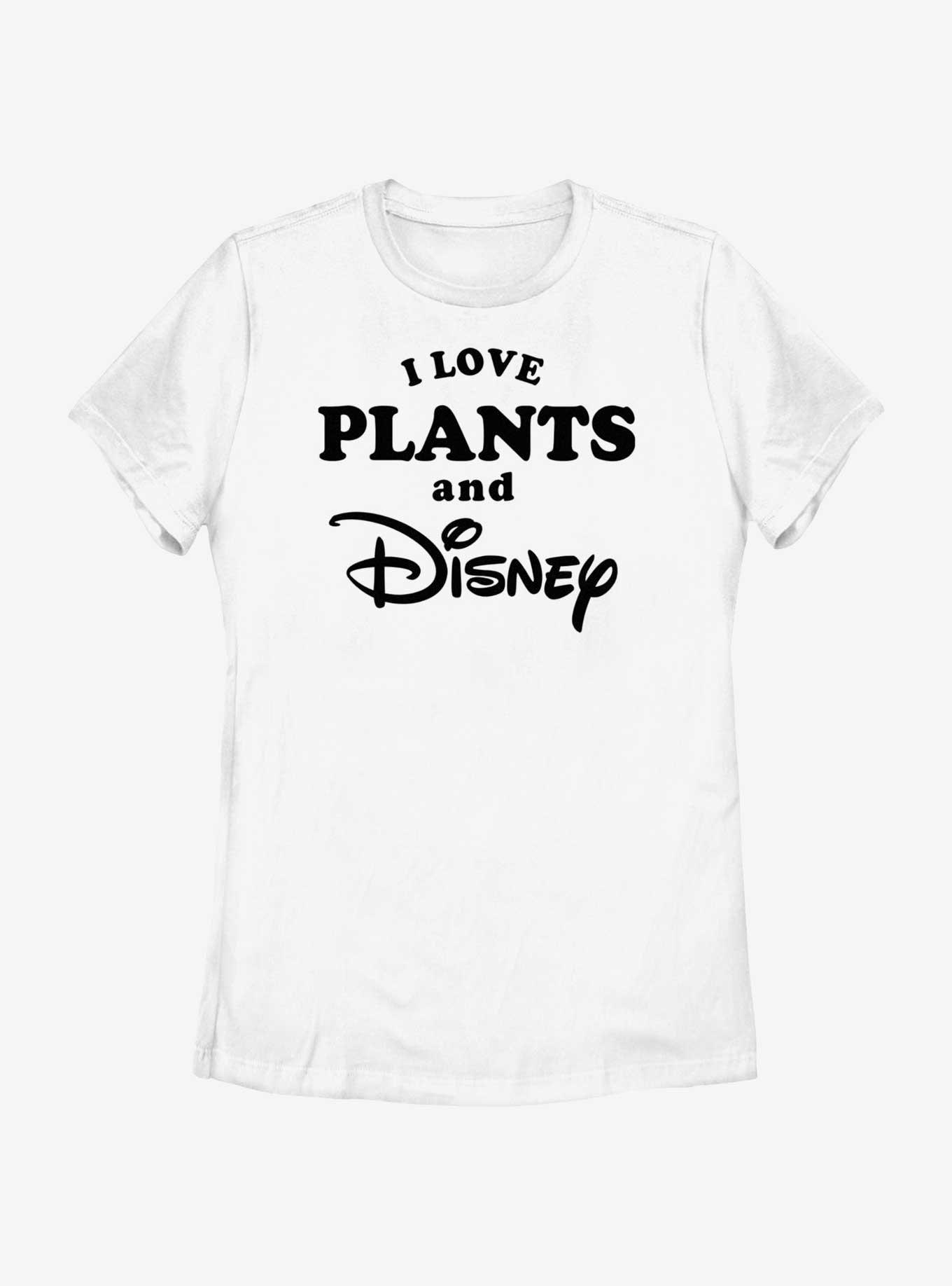 Disney I Love Plants and Disney Womens T-Shirt, WHITE, hi-res