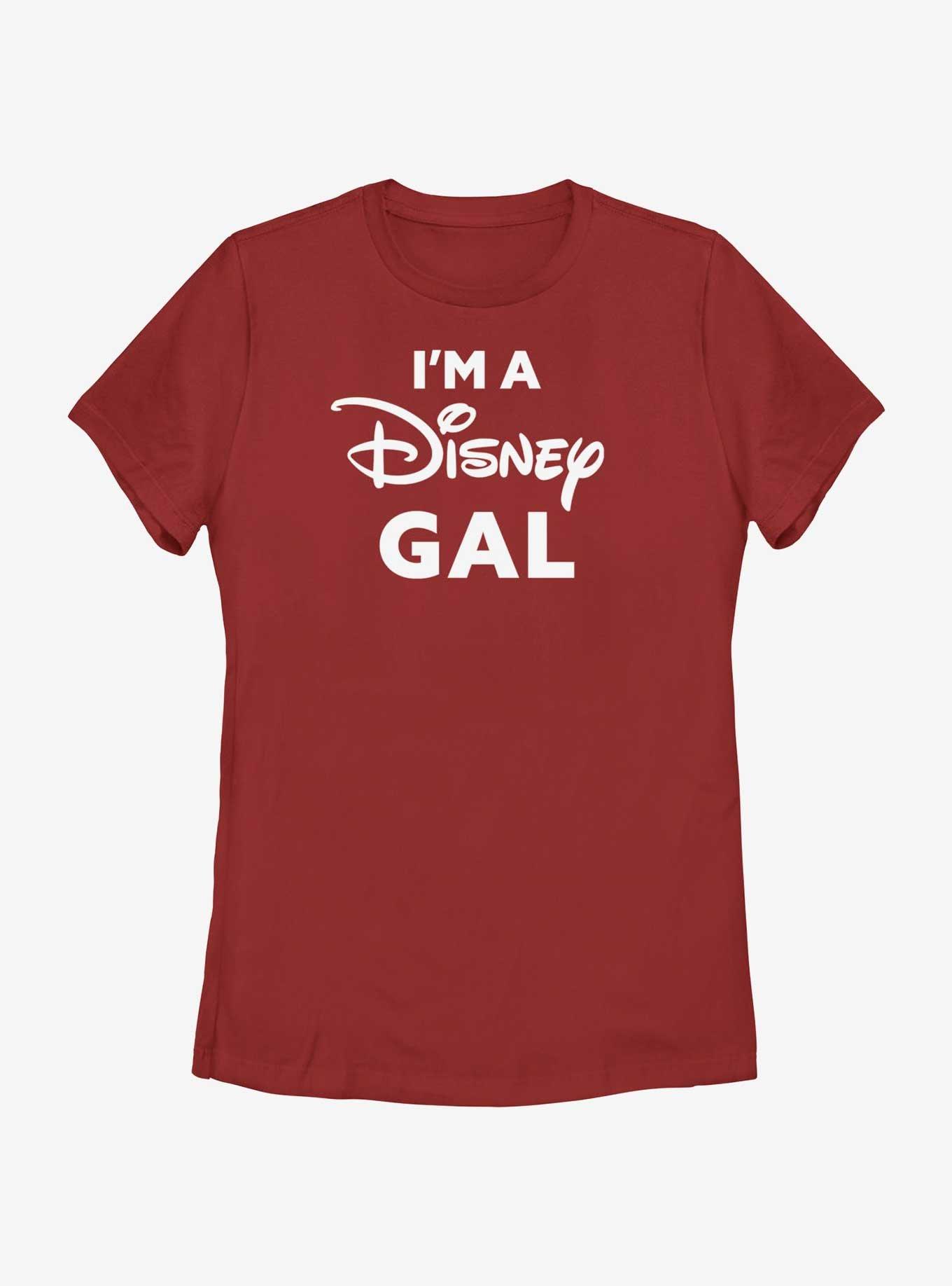 Disney I'm A Disney Gal Womens T-Shirt, RED, hi-res