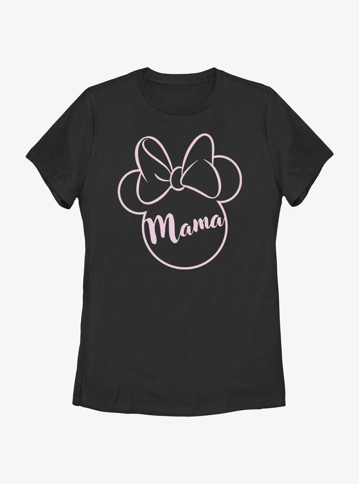 Disney Minnie Mouse Mama Womens T-Shirt, BLACK, hi-res