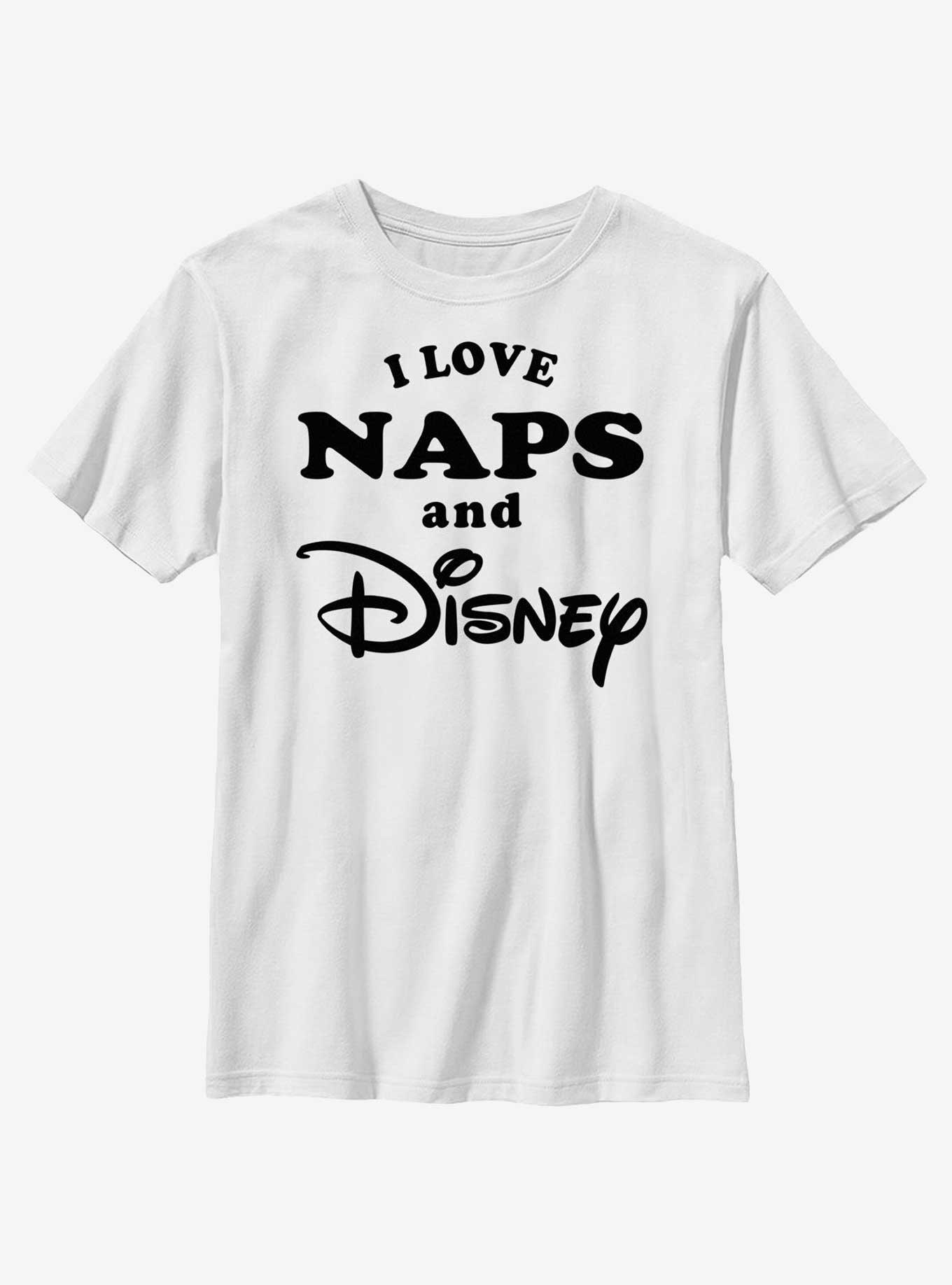 Disney I Love Naps and Disney Youth T-Shirt, WHITE, hi-res