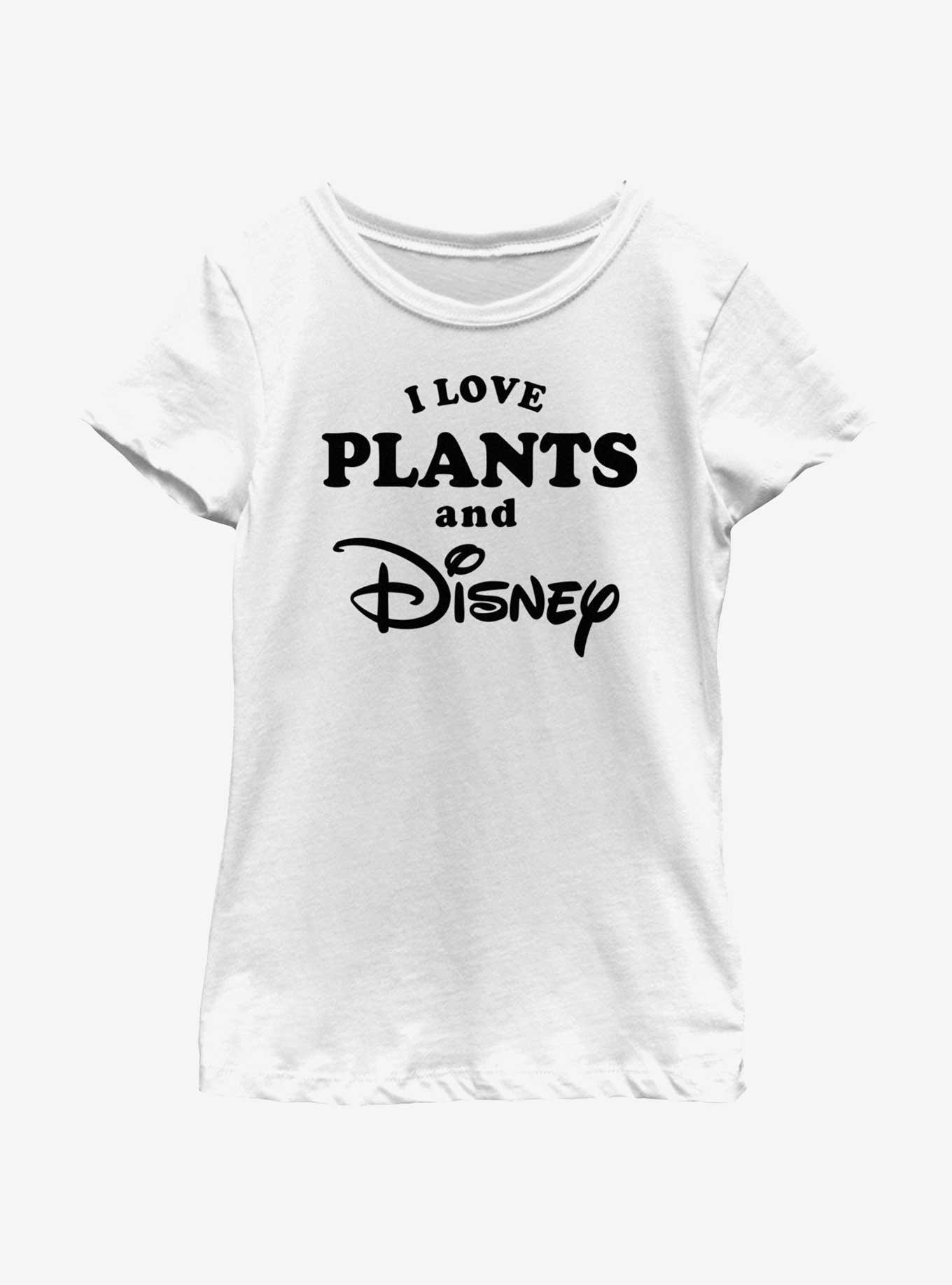 Disney I Love Plants and Disney Girls Youth T-Shirt